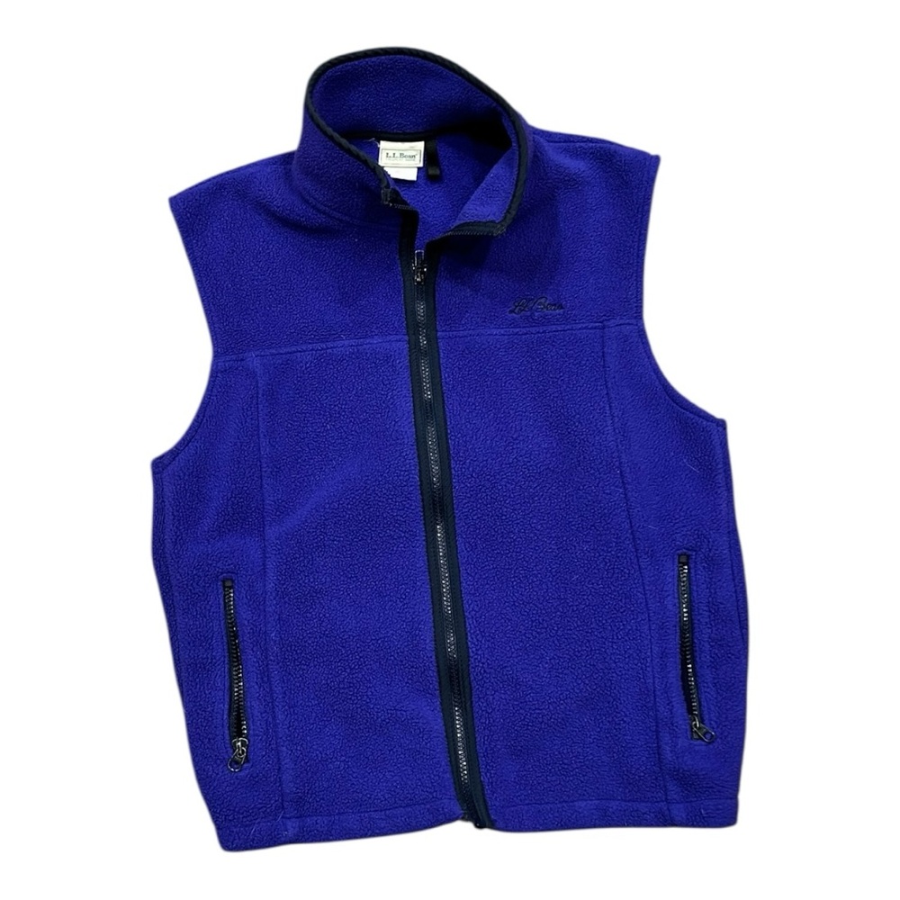 L.L. Bean Royal Blue Fleece Vest